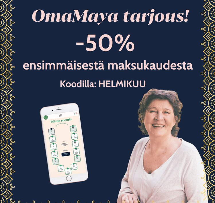 OmaMaya – energia-työkalu arjen ja tietoisen kasvun avuksi